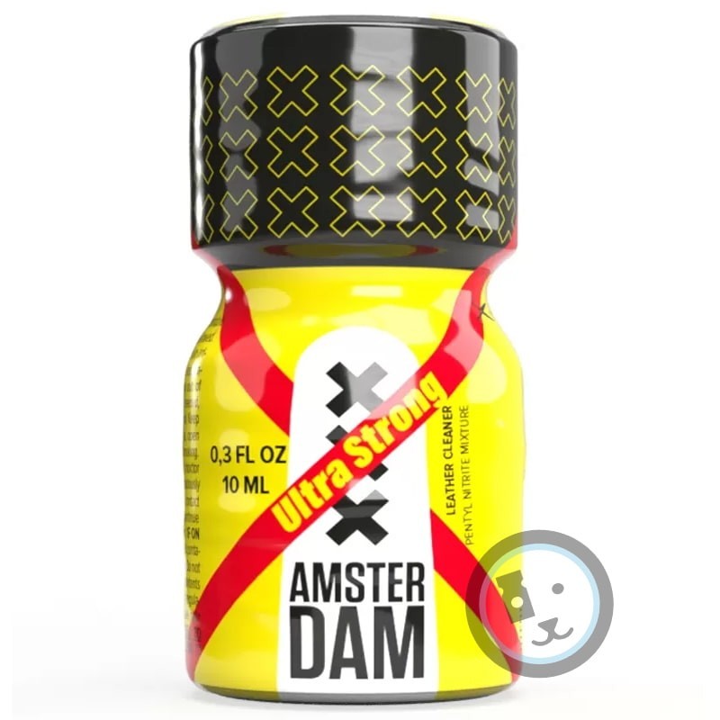 Poppers Amsterdam Ultra Strong XXX 10 ml a base de nitrite de pentyle
