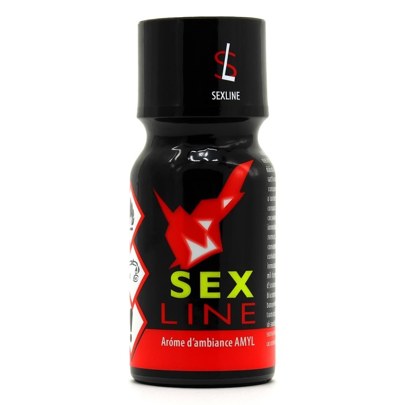 Poppers Sexline Amyl Rouge 15 ml Poppers Sexline Amyl Rouge 15 ml