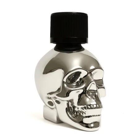 Poppers Tête de Mort Skull Argent a base de Propyl 25 ml
