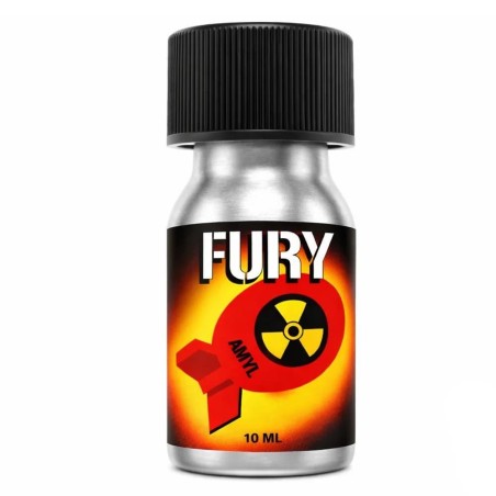 flacon de poppers Fury rouge amyl