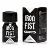 Flacon Iron Fist Black Label Mini Pentyl 10 ml en aluminium noir compact, design discret avec système anti-fuite